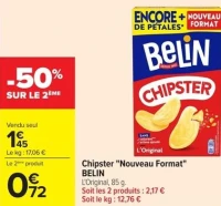 Chipster "Nouveau Format" BELIN L'Original