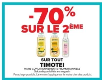Shampooing ou après-shampooing Timotei