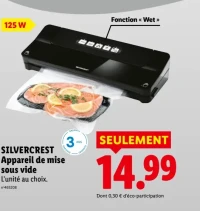 SILVERCREST Appareil de mise sous vide