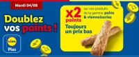Doublez vos points sur la gamme pains & viennoiseries