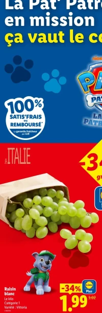 Raisin blanc Vittoria