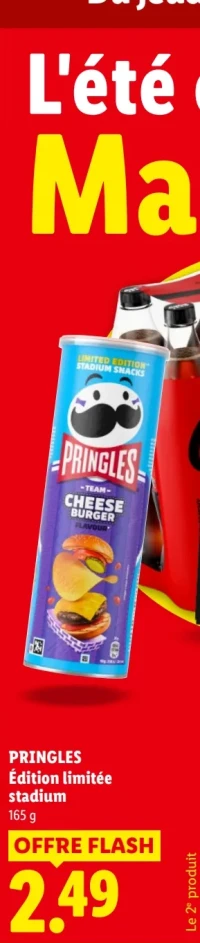 Pringles Édition limitée stadium