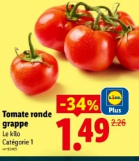 Tomate ronde grappe