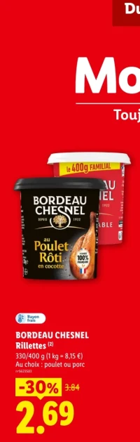 Rillettes Bordeau Chesnel