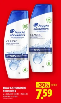 Shampoing Head & Shoulders Classic