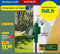 PARKSIDE Programmateur d'arrosage