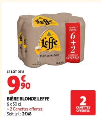 Bière blonde Leffe