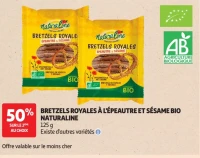 BRETZELS ROYALES À L'ÉPEAUTRE ET SÉSAME BIO NATURALINE