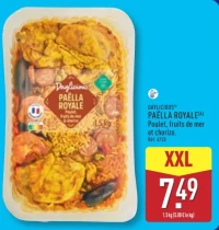 Daylicious Paëlla Royale Poulet, fruits de mer et chorizo