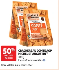 Crackers au Comté AOP Michel et Augustin