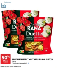 Ravioli Tomate et Mozzarella Rana Duetto