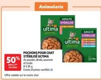 Pochons pour chat stérilisé Ultima