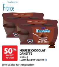 Mousse chocolat Danette