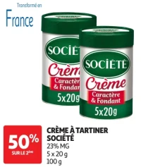 Crème à tartiner Société