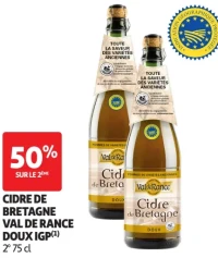 Cidre de Bretagne Val de Rance Doux IGP