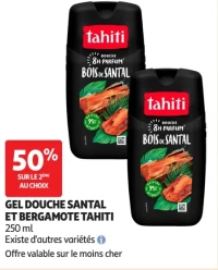 Gel Douche Santal et Bergamote Tahiti
