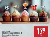 Home Creation Bougies d'anniversaire