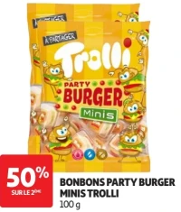 Bonbons Party Burger Minis Trolli 100 g