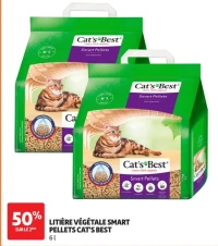 Litière végétale Smart Pellets Cat's Best