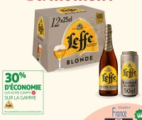Gamme de bières Leffe