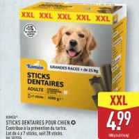 Roméo Sticks Dentaires Pour Chien XXL