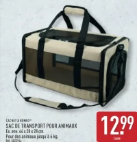 CACHET & ROMEO® SAC DE TRANSPORT POUR ANIMAUX