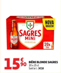 Bière blonde Sagres