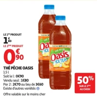 Thé pêche Oasis
