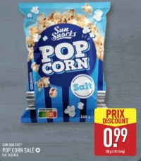Sun Snacks Pop Corn Salé