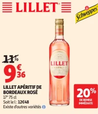 Lillet Apéritif de Bordeaux Rosé 17° 75 cl