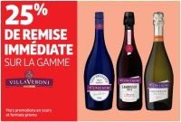 Gamme de vins Villaveroni (Vino Frizzante, Lambrusco, Prosecco)