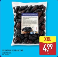 PRUNEAUX DE FRANCE Avec noyaux.