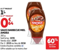Sauce Barbecue Miel Amora