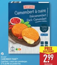 Milsani Camembert Pané