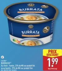 Cucina Burrata Fumée au bois de hêtre