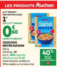 Couscous Moyen Auchan