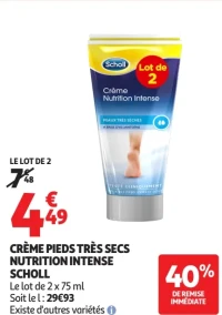 Crème Pieds Très Secs Nutrition Intense Scholl