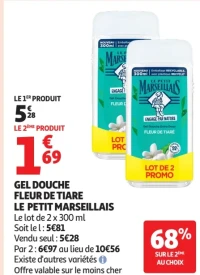 Gel Douche Fleur de Tiaré Le Petit Marseillais