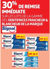 Dentifrices Fraîcheur & Blancheur Signal