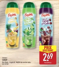 FRUIMA Sirop (Au choix : tropical, mojito ou cerise cola)