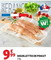 Aiguillettes de poulet