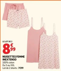 Nuisettes femme Inextenso