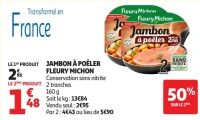 Jambon à poêler Fleury Michon