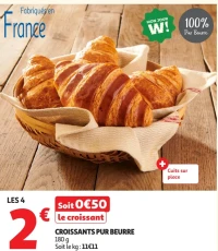 Croissants pur beurre