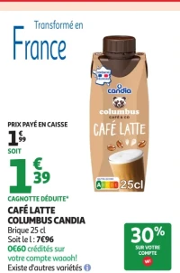 Café Latte Columbus Candia