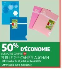 Cahier Auchan