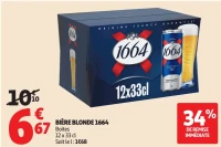 Bière Blonde 1664 Boites