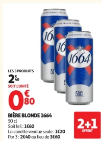 Bière Blonde 1664 50 cl