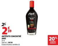 Antésite Concentré Anis