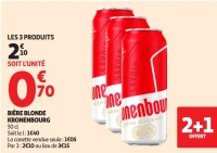 Bière blonde Kronenbourg